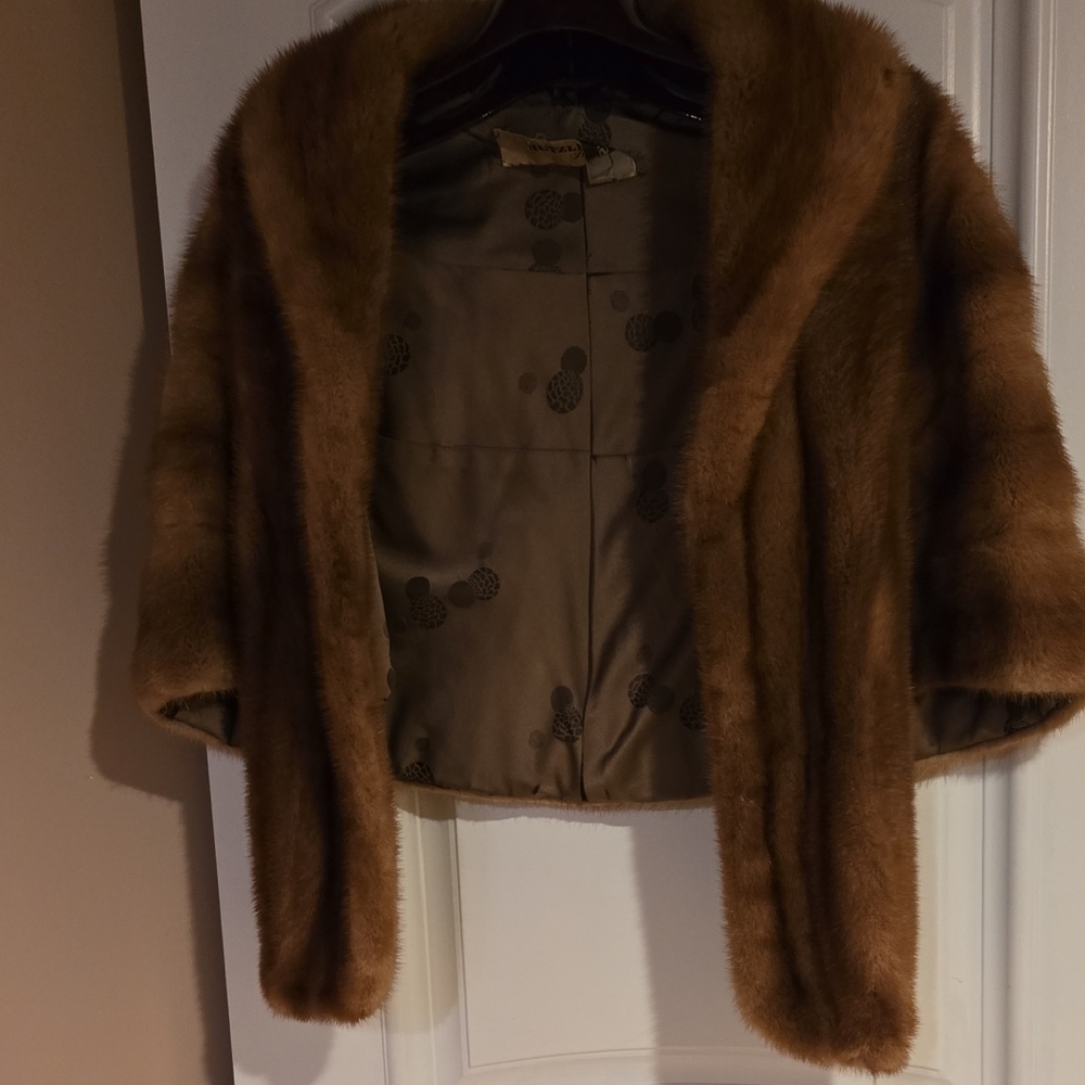 Elegant Brown Fur Jacket